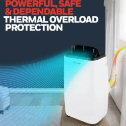 Honeywell HT4CESVWK0 14,000 BTU 700Sq. Ft. Smart Portable Air Conditioner, Fan, And Dehumidifier, With Wi-Fi And Voice Control 18 Honeywell HT4CESVWK0 14,000 BTU 700Sq. Ft. Smart Portable Air Conditioner, Fan, And Dehumidifier, With Wi-Fi And Voice Control -Fit Machines Hub 10 1