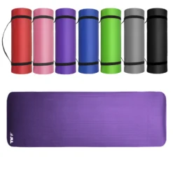 15mm Yoga Mat Extra-Thick -Fit Machines Hub 15mm yoga mat main purple