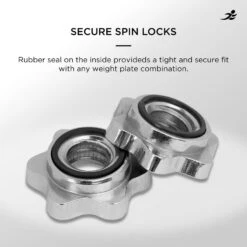 20KG Cast Iron Dumbbell/Barbell Set - Packaging Damage -Fit Machines Hub 20kg barbell set spin locks 1