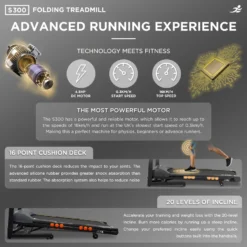 S300 Folding Treadmill - Packaging Damage 15 S300 Folding Treadmill - Packaging Damage -Fit Machines Hub 5. advanced running experience copy 2 1 1