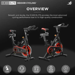 IC400 Elite Indoor Cycling Bike - Packaging Damage -Fit Machines Hub 6. ic400 elite model overview full qual