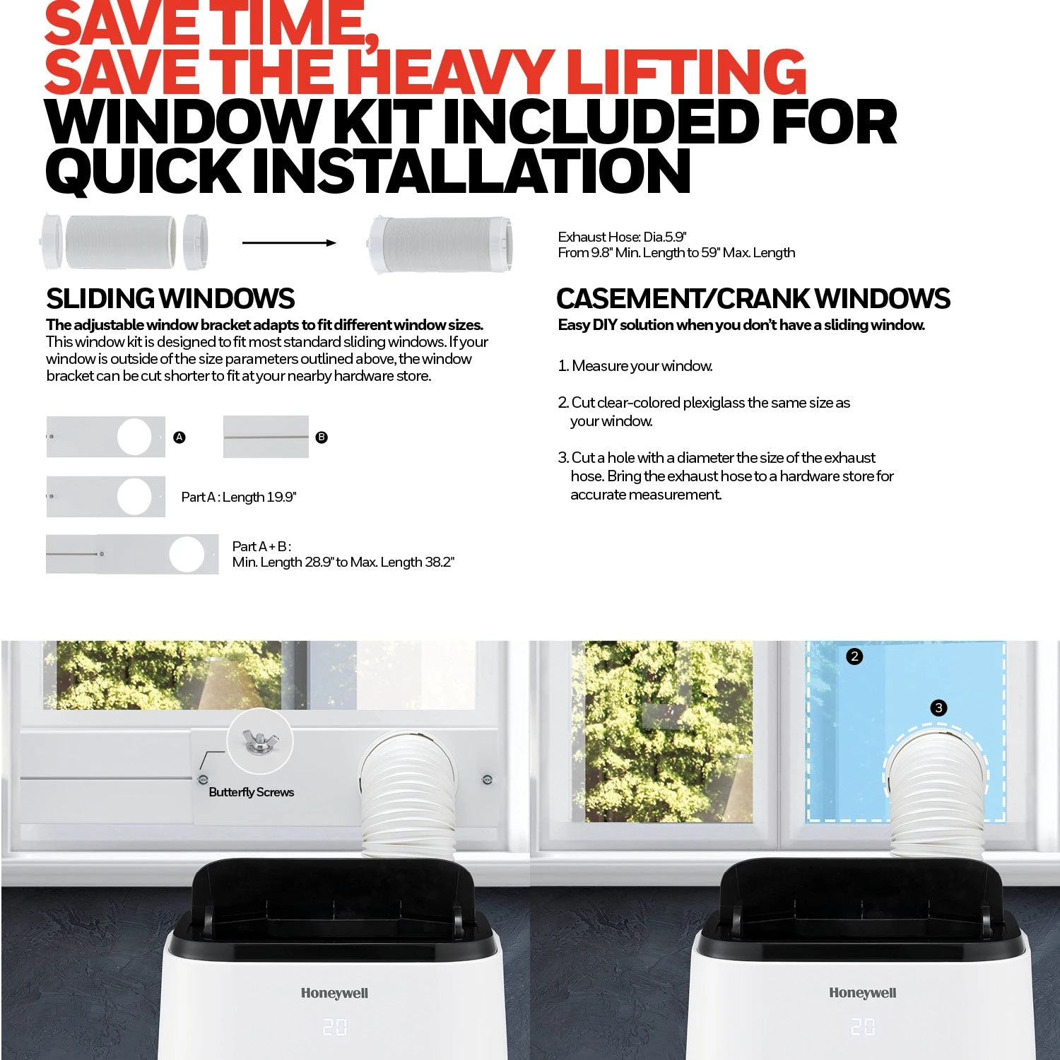 Honeywell HT4CESVWK0 14,000 BTU 700Sq. Ft. Smart Portable Air Conditioner, Fan, And Dehumidifier, With Wi-Fi And Voice Control 7 Honeywell HT4CESVWK0 14,000 BTU 700Sq. Ft. Smart Portable Air Conditioner, Fan, And Dehumidifier, With Wi-Fi And Voice Control - Image 7