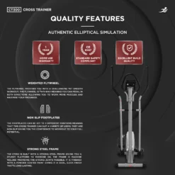 CT300 Cross Trainer - Magnetic Resistance Cross Trainer/ Elliptical For Home Use -Fit Machines Hub CT300 2023 2