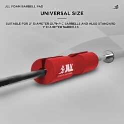 Foam Barbell Pad -Fit Machines Hub FoamBarbellPadRED20232Bold