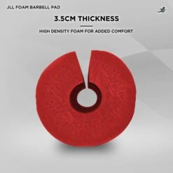 Foam Barbell Pad -Fit Machines Hub FoamBarbellPadRED20233Bold