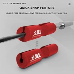 Foam Barbell Pad -Fit Machines Hub FoamBarbellPadRED20235Bold