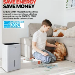 Honeywell TPFIT25WK 25 Pint Energy Star Portable Dehumidifier, White -Fit Machines Hub ME2024 c26844cb 3703 40e5 88ed 75b7cb83f411 1