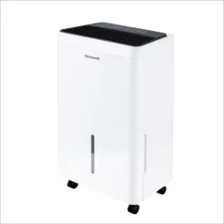 Honeywell TPFIT50AWK 50 Pint Smart Portable Dehumidifier With Alexa Voice Control, White -Fit Machines Hub NormalLeft 1