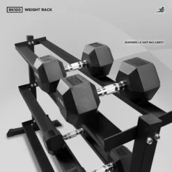 RK100-3 Tier Dumbbell Rack, Weight Stand -Fit Machines Hub RK10020235Bold