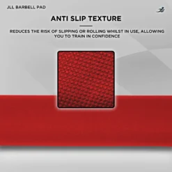 Barbell Pad -Fit Machines Hub StandardBBPad2023RED3