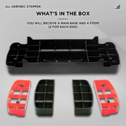 Aerobic Stepper -Fit Machines Hub StepperRED20234Bold