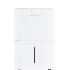 Honeywell TPFIT50AWK 50 Pint Smart Portable Dehumidifier With Alexa Voice Control, White -Fit Machines Hub TPFIT50Pints herofront edited 1