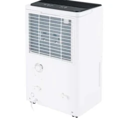 Honeywell TPFIT50AWK 50 Pint Smart Portable Dehumidifier With Alexa Voice Control, White -Fit Machines Hub TPFIT50Pints leftback45 edited 1