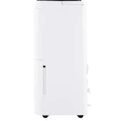 Honeywell TPFIT50AWK 50 Pint Smart Portable Dehumidifier With Alexa Voice Control, White -Fit Machines Hub TPFIT50Pints rightside edited 1