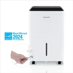 Honeywell TPFIT50PWK 50 Pint Energy Star Portable Dehumidifier With Pump, White