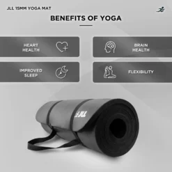 15mm Yoga Mat Extra-Thick -Fit Machines Hub YOGAMAT20236Bold