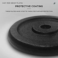 Cast Iron Weight Plates -Fit Machines Hub cast iron plates 3 bold