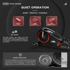 CT200 Cross Trainer - Magnetic Resistance Cross Trainer/ Elliptical For Home Use -Fit Machines Hub ct200 2023 3