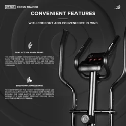 CT200 Cross Trainer - Magnetic Resistance Cross Trainer/ Elliptical For Home Use -Fit Machines Hub ct200 2023 5