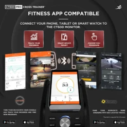 CT600 Pro Cross Trainer - Electro-Magnetic Resistance Cross Trainer/ Elliptical For Home Use -Fit Machines Hub ct600 2023 5 copy 2
