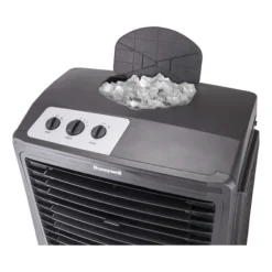 Honeywell CO610PM 2669CFM 1626 Sq. Ft. Outdoor Weatherproof Evaporative Air Cooler, Black -Fit Machines Hub honeywell co610pm 2100cfm 850 sq ft indooroutdoor weatherproof evaporative air cooler black evaporative air cooler honeywell 455686