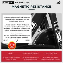 IC350 Pro Indoor Cycling Bike - Packaging Damage -Fit Machines Hub ic350 pro web legacy website magnetic resistance
