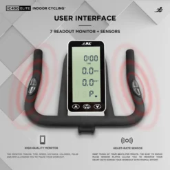 IC400 Elite Indoor Cycle Exercise Bike - 20kg Flywheel -Fit Machines Hub ic400 e 2023 4