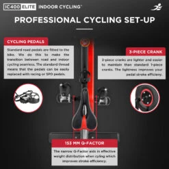 IC400 Elite Indoor Cycling Bike - Packaging Damage -Fit Machines Hub ic400 elite web legacy website cycling set up 1