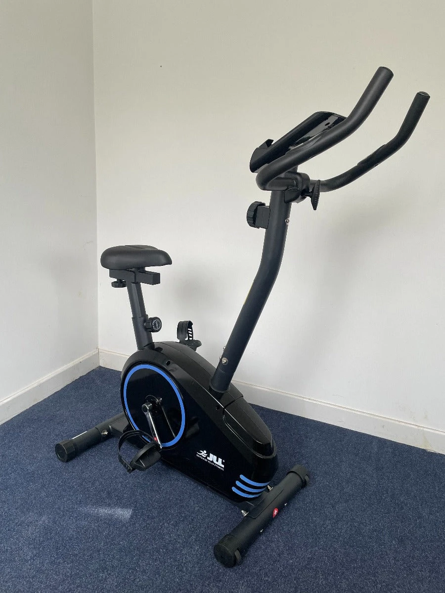 Refurbished JF150 Blue Upright Bike 1 Refurbished JF150 Blue Upright Bike