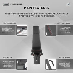 B300 Adjustable Weight Bench 13 B300 Adjustable Weight Bench -Fit Machines Hub item 2023 2 bold 7 1