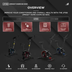 JF150 Home Exercise Bike - Magnetic Resistance -Fit Machines Hub jf150 2023 overview 2 1
