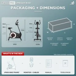 JF600 Pro Upright Bike Refurbished -Fit Machines Hub packing info 2021 5 1 91a2c833 344c 4edc 95d7 d54e4cb7b757