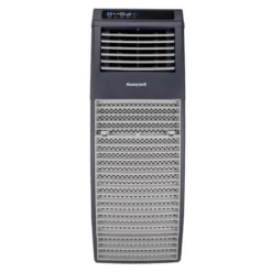 Honeywell CO301PC 969 CFM 590 Sq. Ft. Powerful Outdoor Evaporative Air Cooler With Beverage & Storage Compartment, Gray
