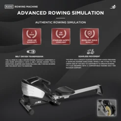 R200 Rowing Machine - Foldable Magnetic Resistance Rower For Home Use, 6 Readout LCD Monitor -Fit Machines Hub r200 2023 2the final ch