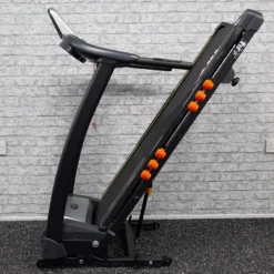 Refurbished S400 Folding Treadmill 10 Refurbished S400 Folding Treadmill -Fit Machines Hub s400 side view folded 2021 ex