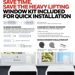 Honeywell HX2CESAWG8 8000 BTU, 500Sq. Ft. Slim Portable Air Conditioner With Fan, Dehumidifier 26 Honeywell HX2CESAWG8 8000 BTU, 500Sq. Ft. Slim Portable Air Conditioner With Fan, Dehumidifier -Fit Machines Hub save time