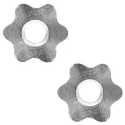 Chrome Spinlock Collars (Pair) For Standard 1” Bars 9 Chrome Spinlock Collars (Pair) For Standard 1” Bars -Fit Machines Hub spinlock collars main image