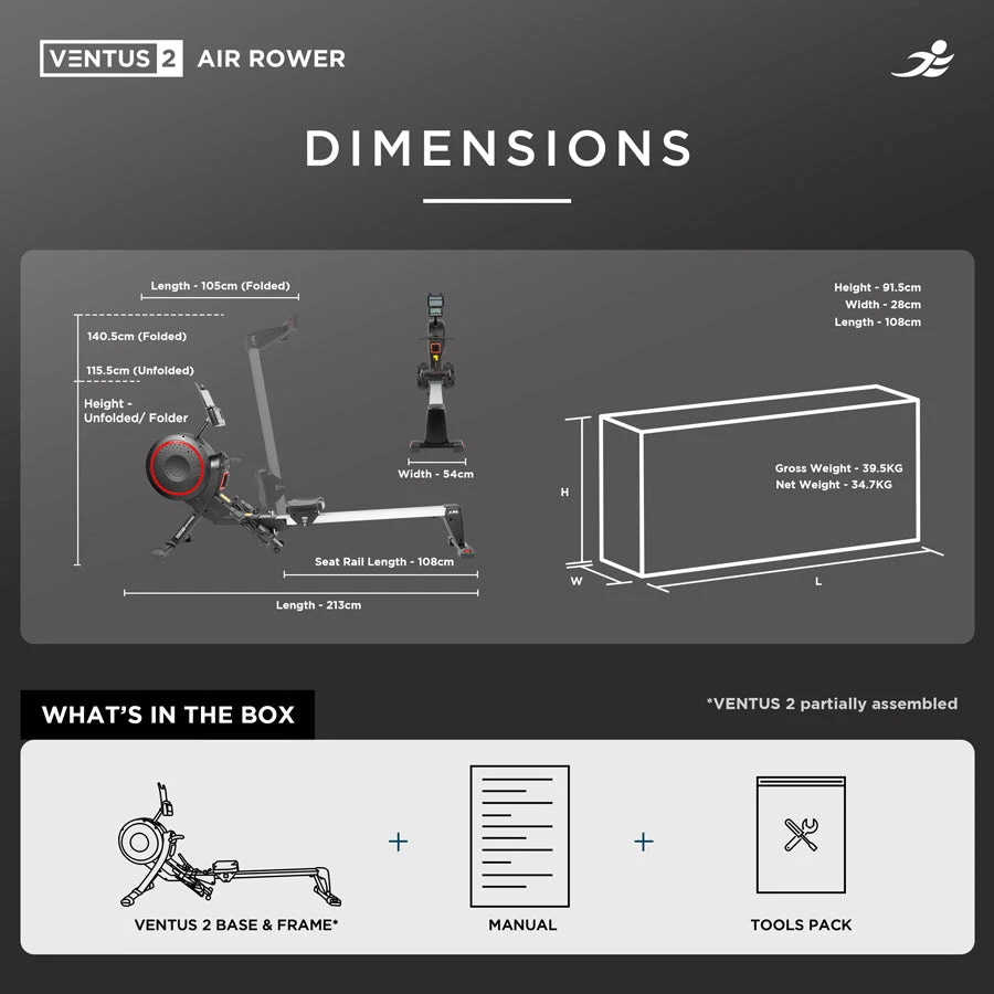 Refurbished Ventus 2 Rowing Machine 6 Refurbished Ventus 2 Rowing Machine - Image 6