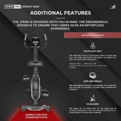 JF600 Pro Home Exercise Bike - Electro-Magnetic Resistance -Fit Machines Hub web legacy jf600 6