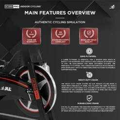 IC300 Pro Indoor Cycle Exercise Bike - 20kg Flywheel -Fit Machines Hub weblic300 pro 2023 2