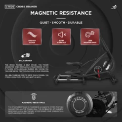 CT500 Cross Trainer - Magnetic Resistance Cross Trainer/ Elliptical For Home Use -Fit Machines Hub wl ct500 2023 3 corrected