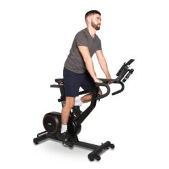 Velox 2 Road Training Exercise Bike - Advanced Electro-Magnetic Resistance Road Bike Simulator, App Compatibility, Heart-Rate Sensors